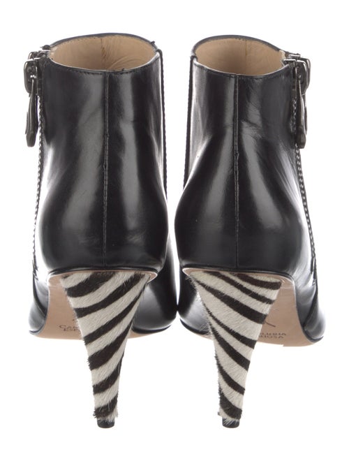 Carolinna Espinosa Leather Striped Boots