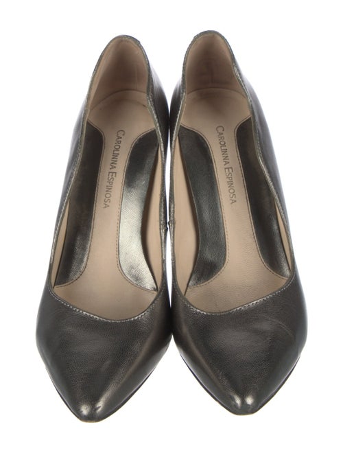 Carolinna Espinosa Leather D'Orsay Pumps