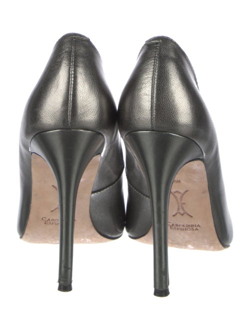 Carolinna Espinosa Leather D'Orsay Pumps