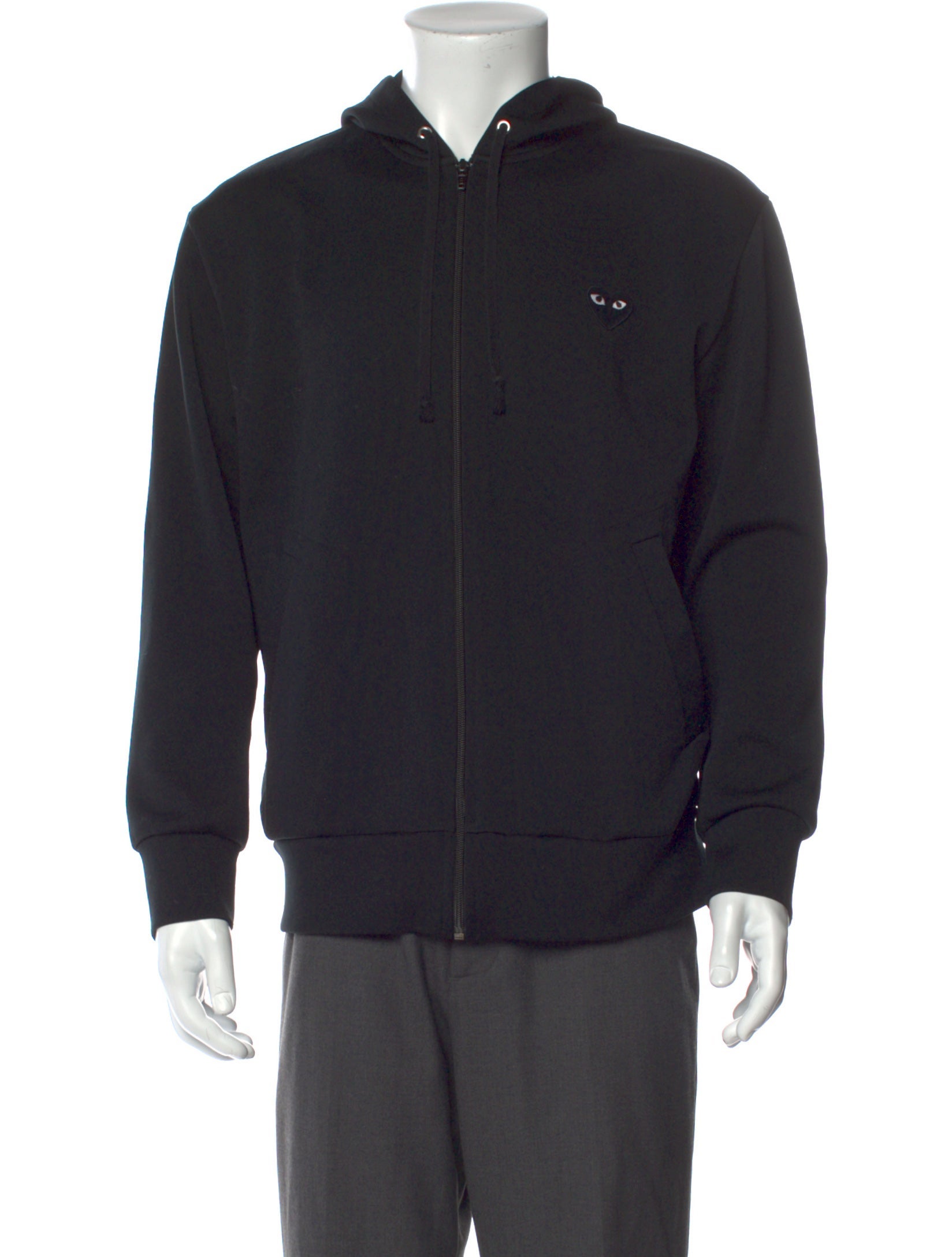 Comme des Garçons Play Crew Neck Long Sleeve Hoodie