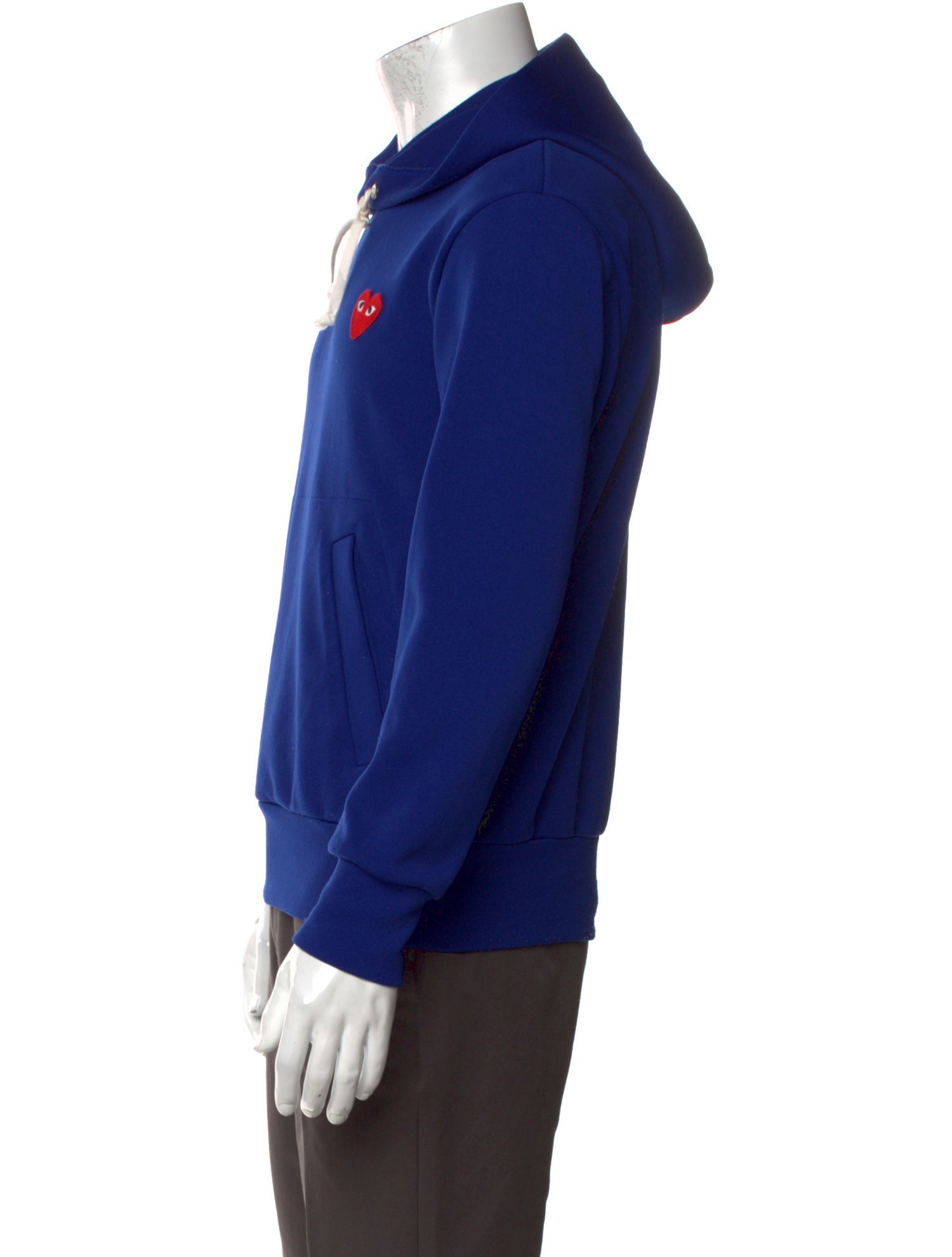 Comme des Garçons Play Graphic Print Crew Neck Hoodie