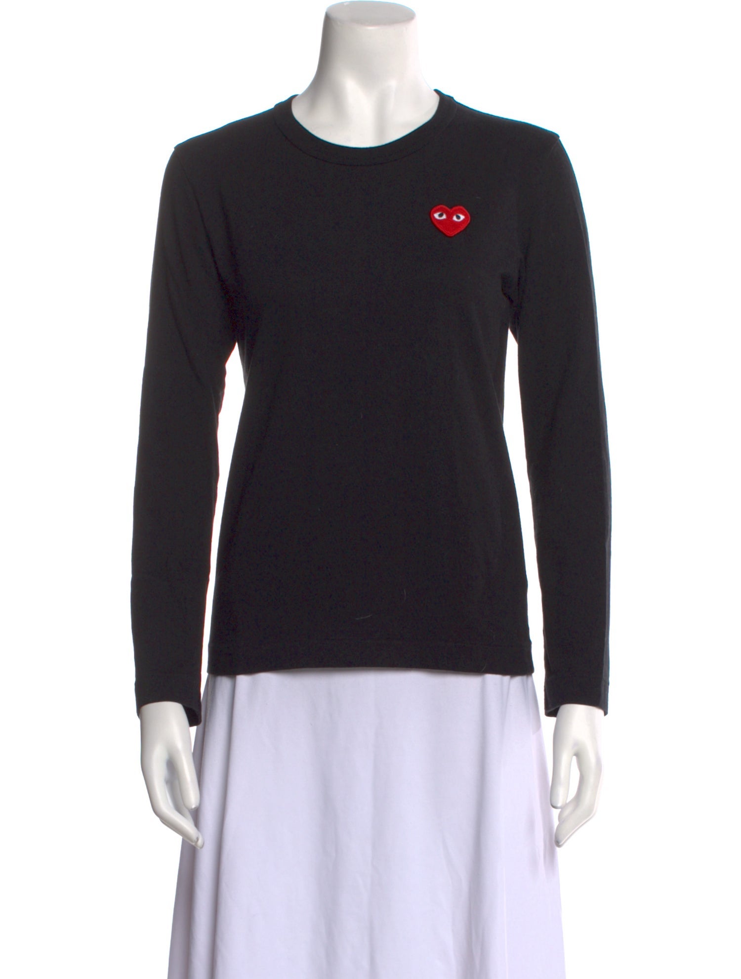 Comme des Garçons Play Graphic Print Crew Neck Sweatshirt