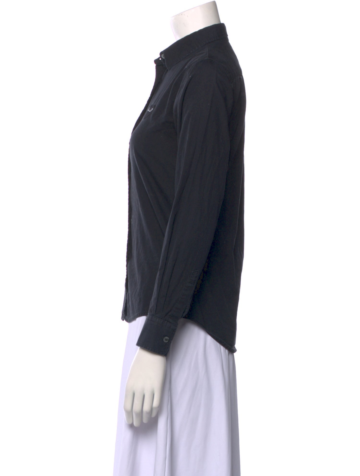 Comme des Garçons Play Long Sleeve Button-Up Top