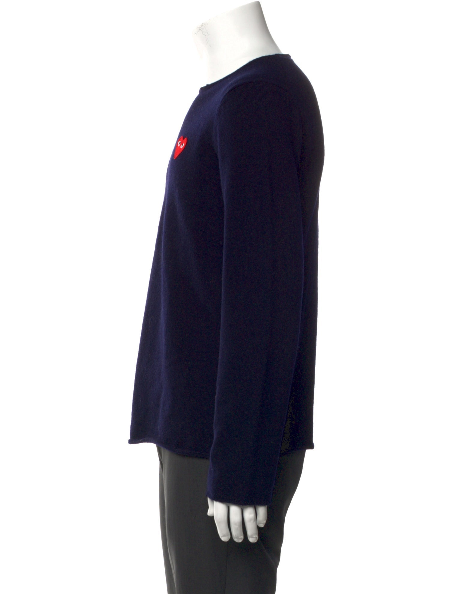 Comme des Garçons Play Wool Crew Neck Pullover