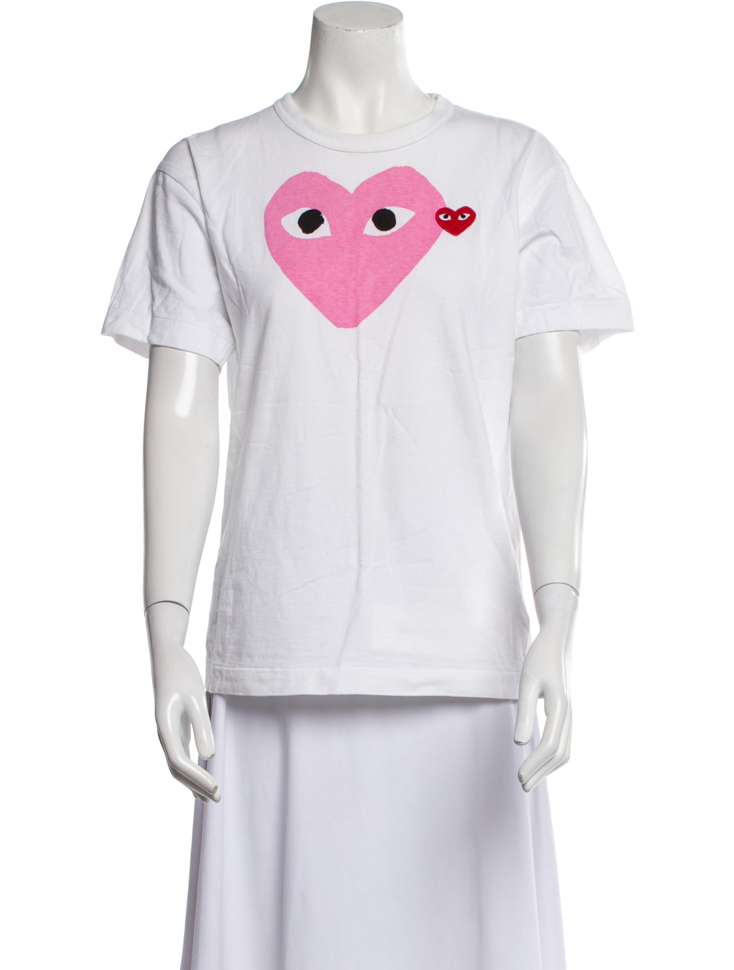 Comme des Garçons Play Graphic Print Crew Neck T-Shirt