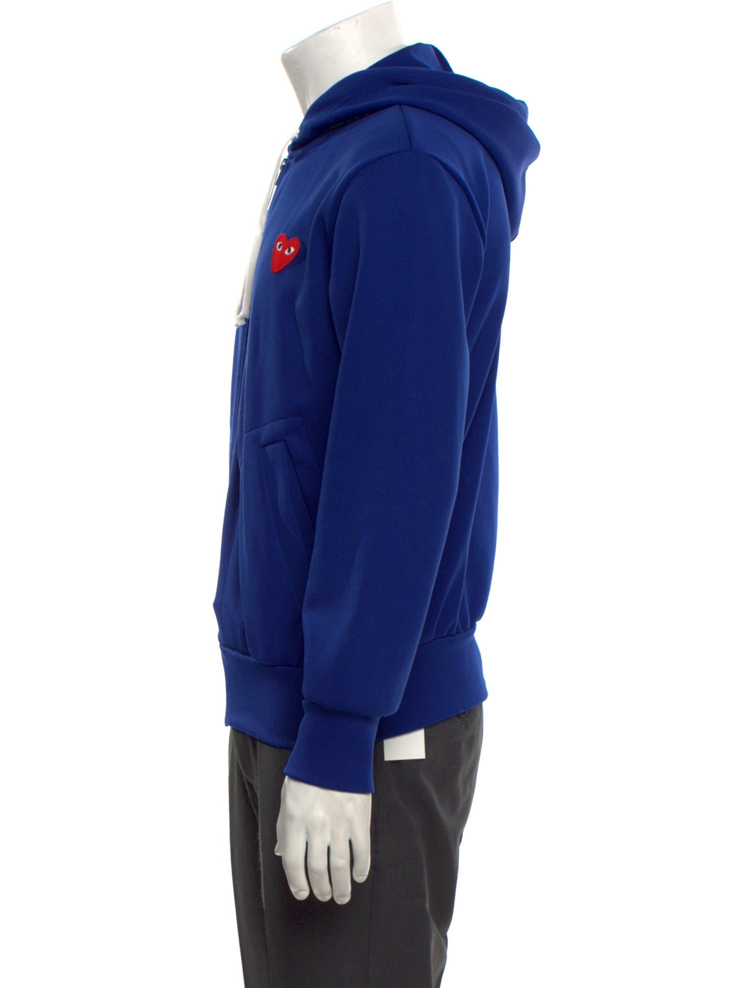 Comme des Garçons Play Crew Neck Long Sleeve Hoodie