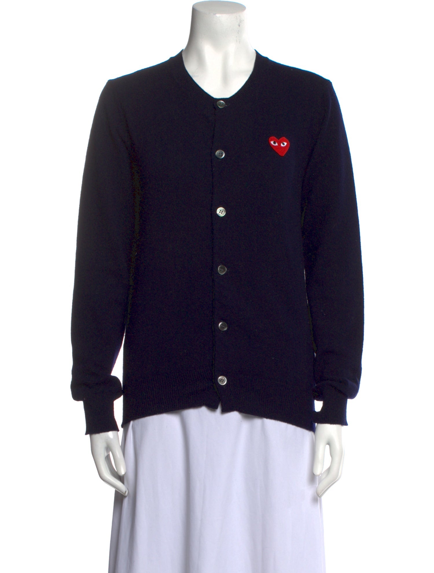 Comme des Garçons Play Wool Crew Neck Sweater