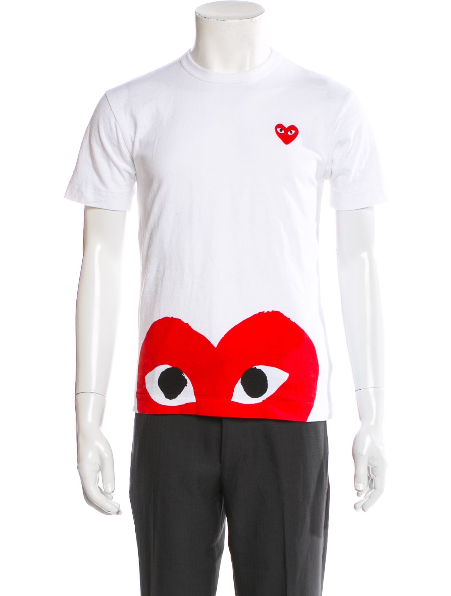 Comme des Garçons Play Graphic Print Crew Neck T-Shirt
