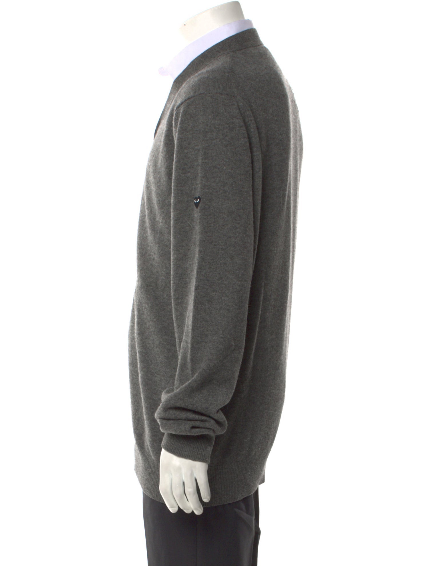 Comme des Garçons Play Wool V-Neck Cardigan