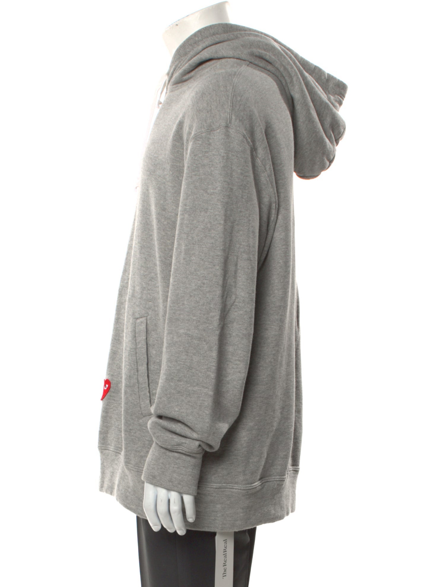 Comme des Garçons Play V-Neck Long Sleeve Hoodie