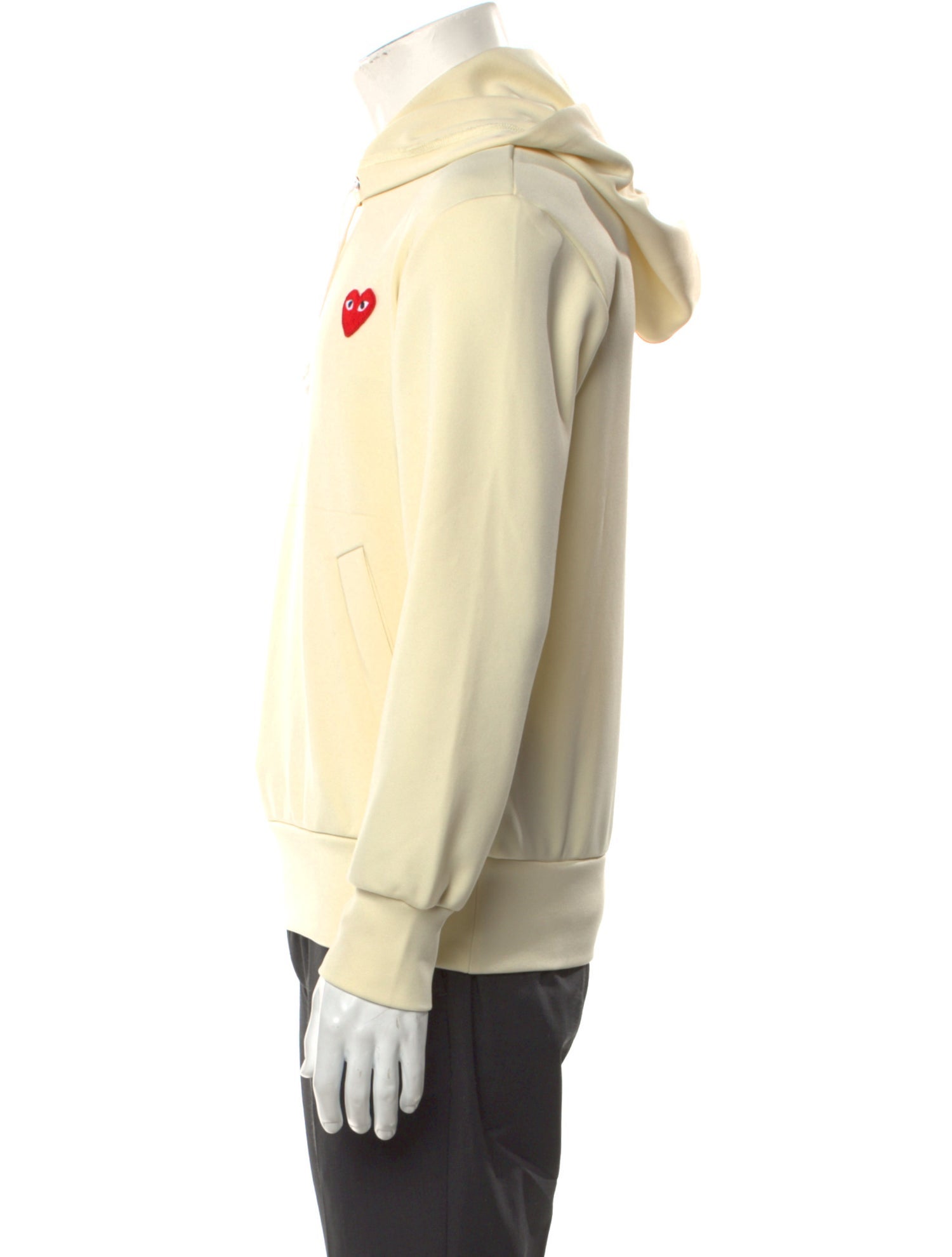 Comme des Garçons Play Crew Neck Long Sleeve Hoodie