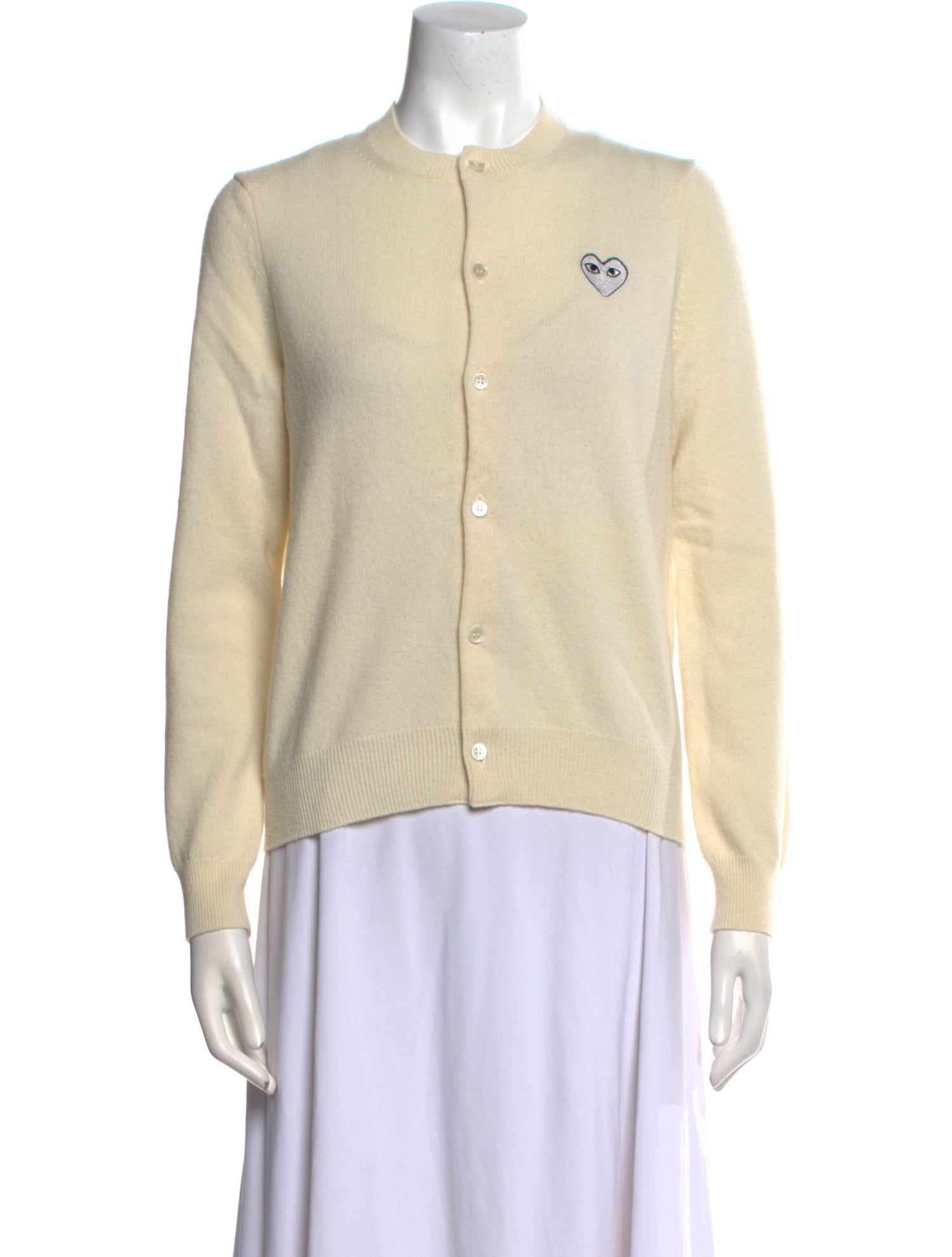 Comme des Garçons Play Wool Crew Neck Sweater