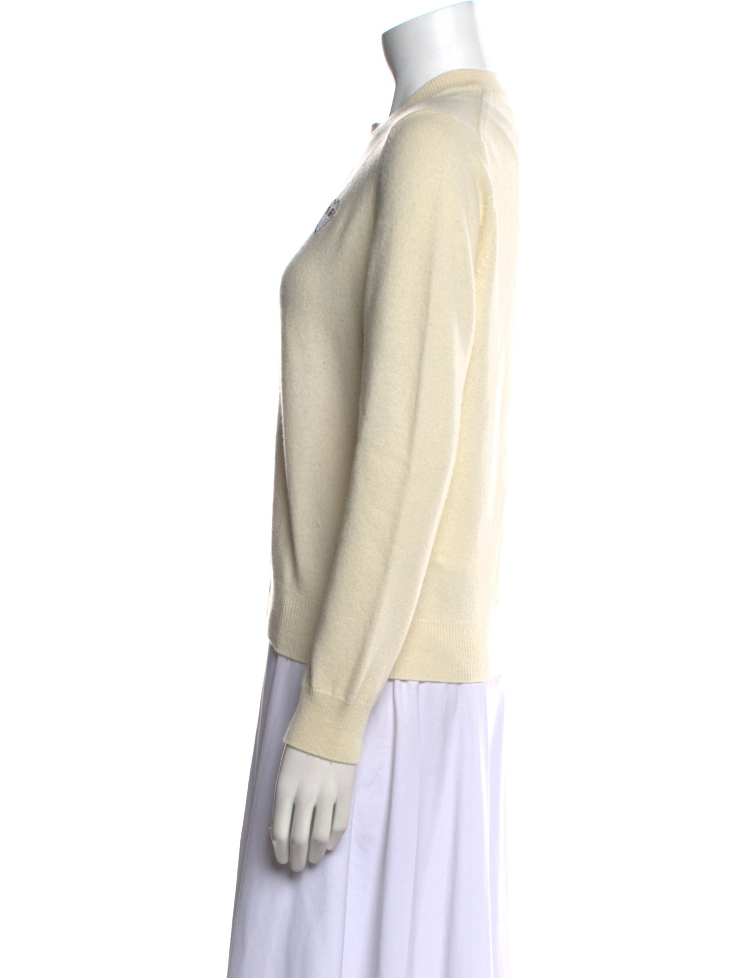 Comme des Garçons Play Wool Crew Neck Sweater