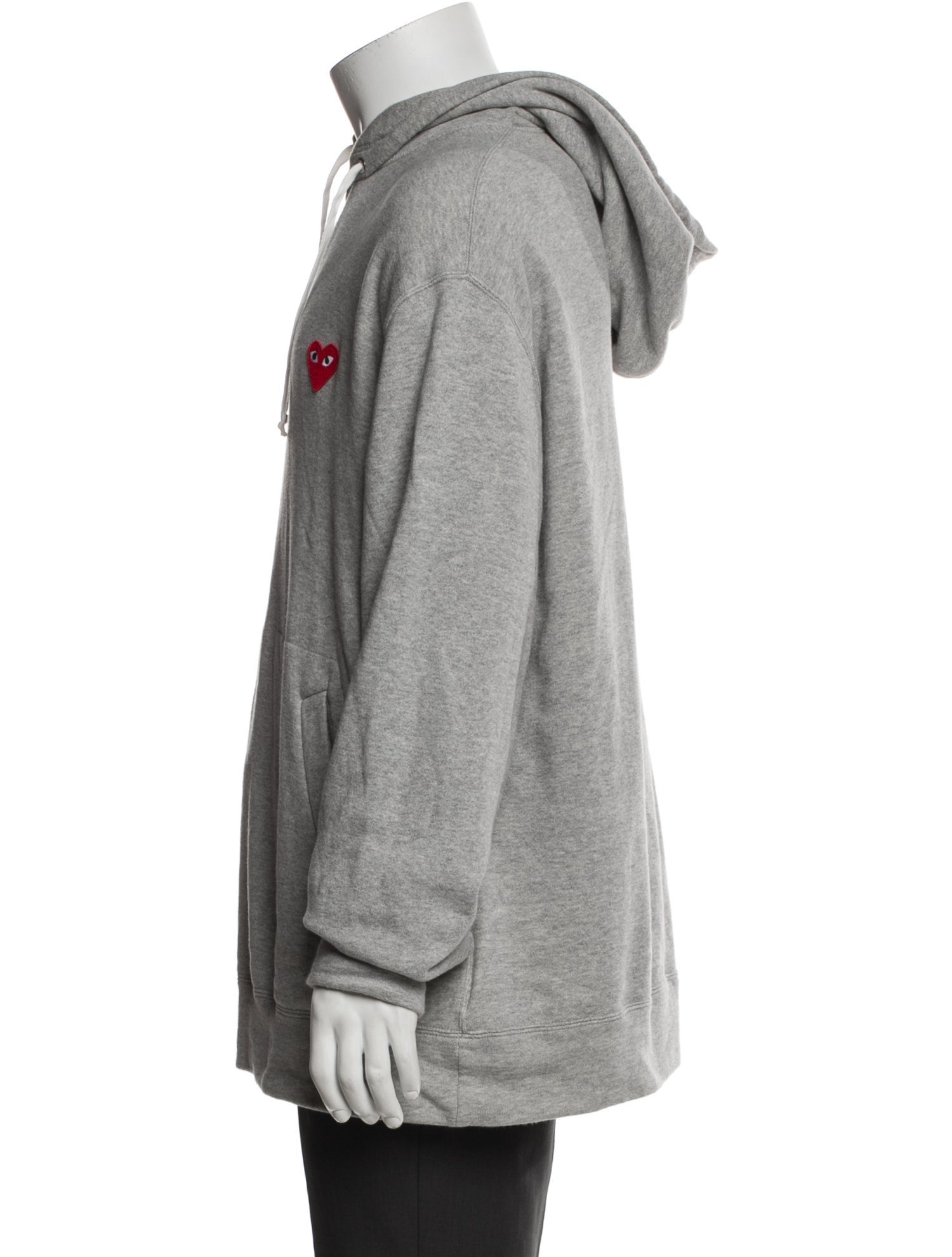 Comme des Garçons Play Graphic Print Crew Neck Hoodie