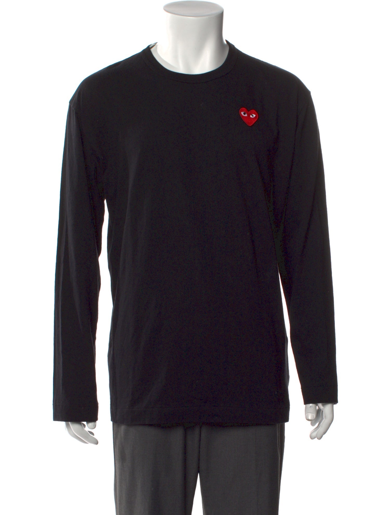 Comme des Garçons Play Crew Neck Long Sleeve T-Shirt
