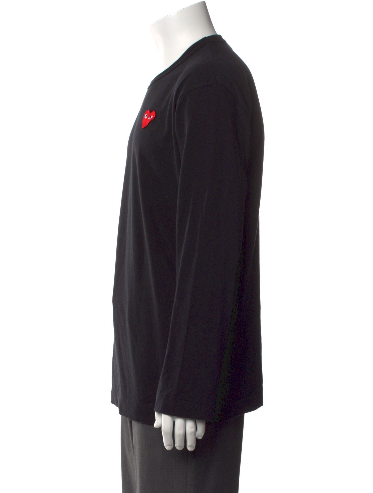 Comme des Garçons Play Crew Neck Long Sleeve T-Shirt