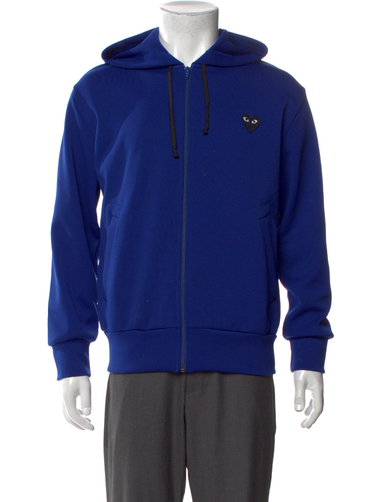 Comme des Garçons Play Crew Neck Long Sleeve Hoodie