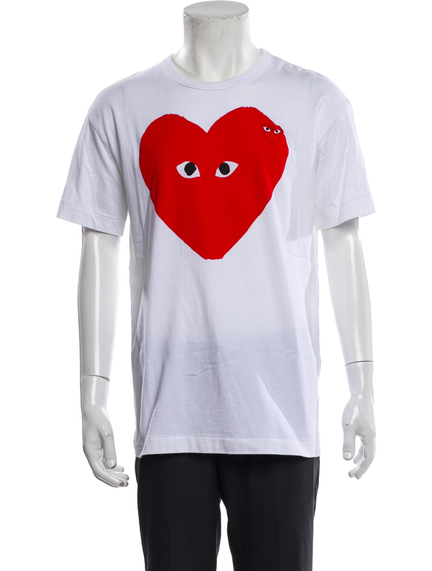 Comme des Garçons Play Graphic Print Crew Neck T-Shirt