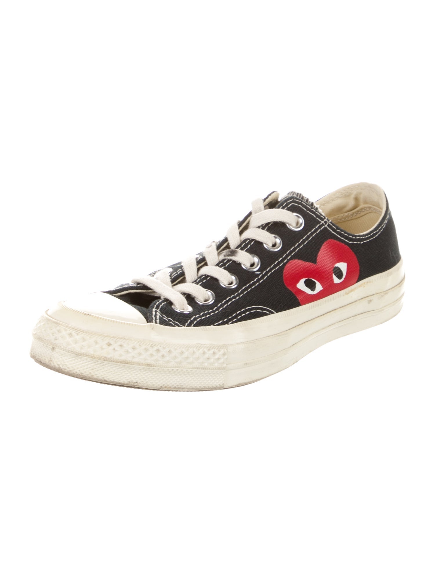 Comme des Garçons Play Canvas Printed Sneakers
