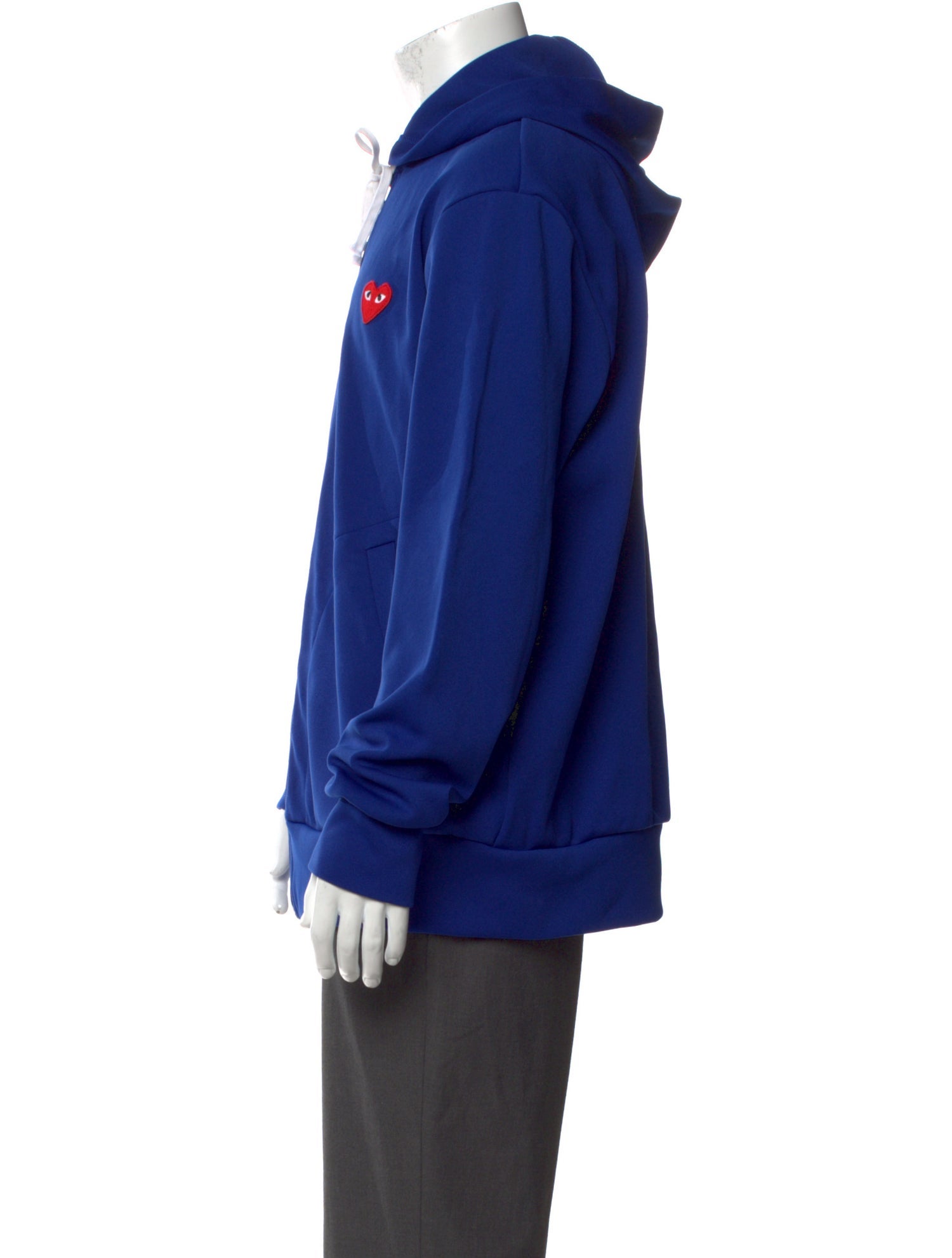 Comme des Garçons Play Graphic Print Crew Neck Hoodie