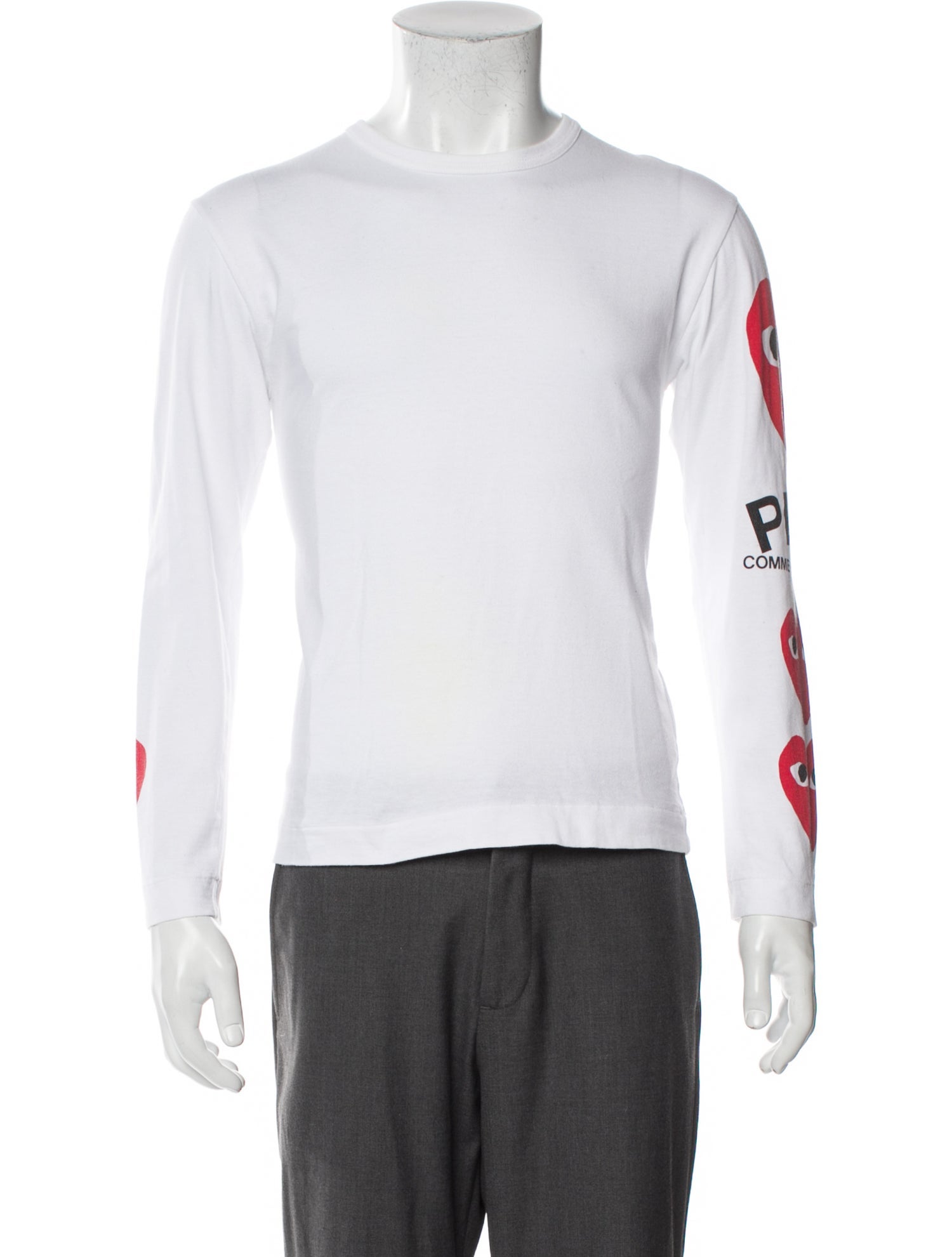 Comme des Garçons Play Crew Neck Long Sleeve T-Shirt