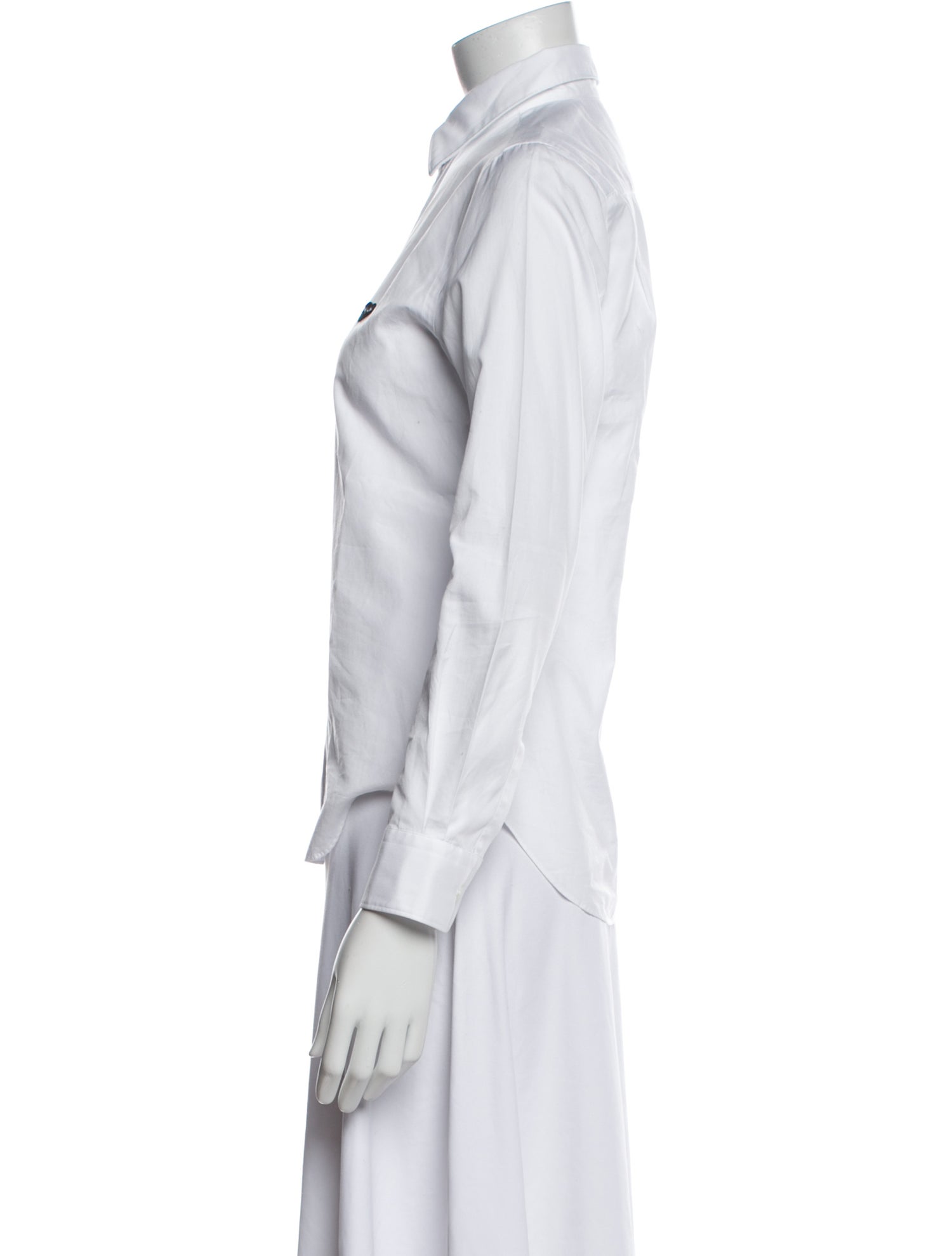 Comme des Garçons Play Long Sleeve Button-Up Top