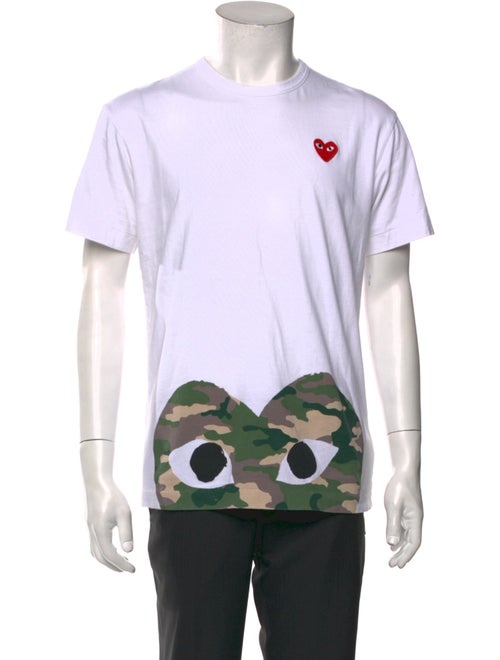 Comme des Garçons Play Graphic Print Crew Neck T-Shirt