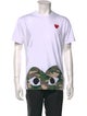 Comme des Garçons Play Graphic Print Crew Neck T-Shirt