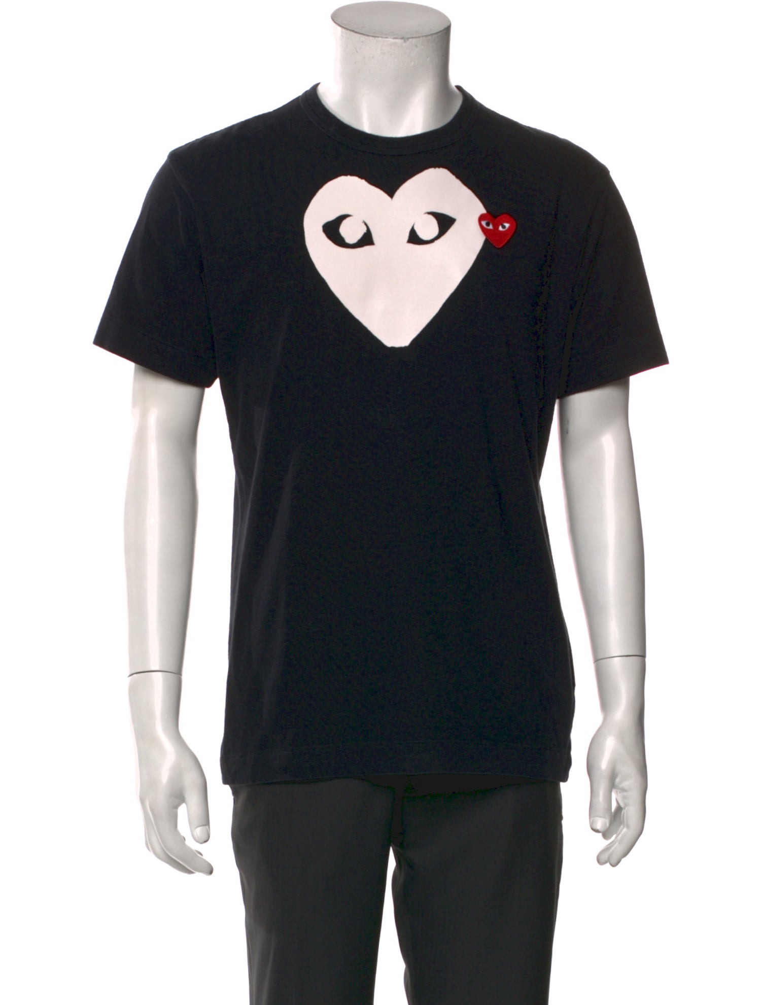 Comme des Garçons Play Graphic Print Crew Neck T-Shirt