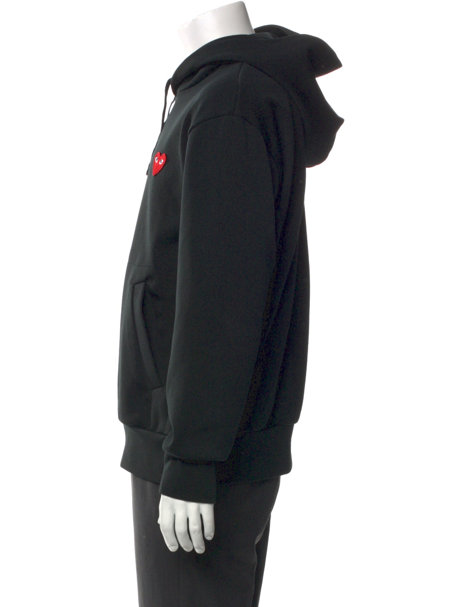 Comme des Garçons Play Crew Neck Long Sleeve Hoodie