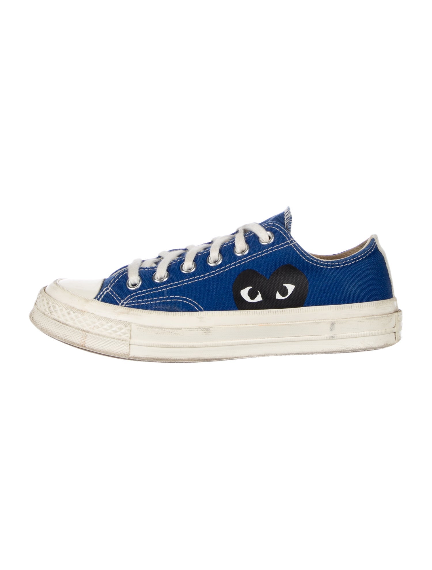 Comme des Garçons Play Canvas Graphic Print Sneakers