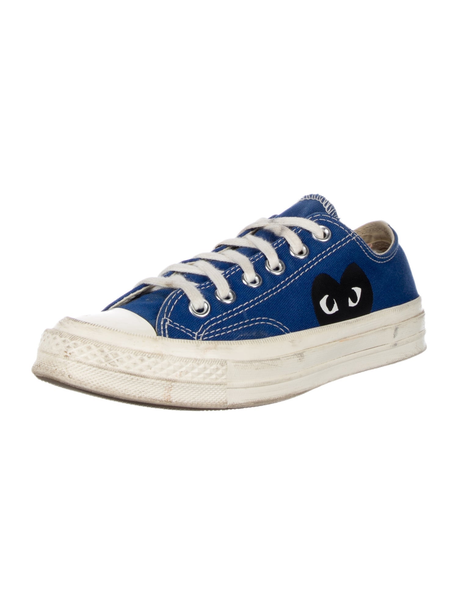 Comme des Garçons Play Canvas Graphic Print Sneakers