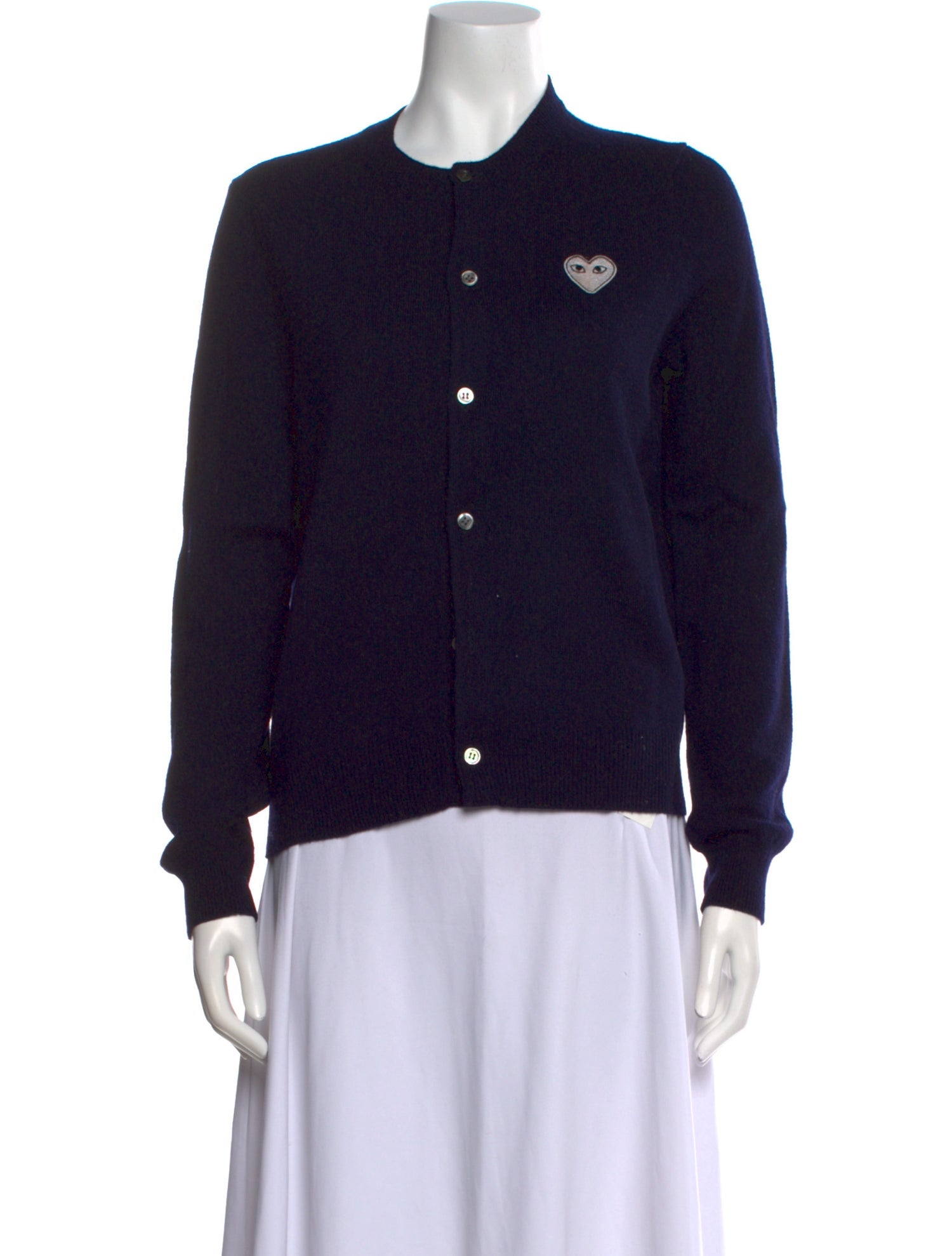 Comme des Garçons Play Wool Crew Neck Sweater