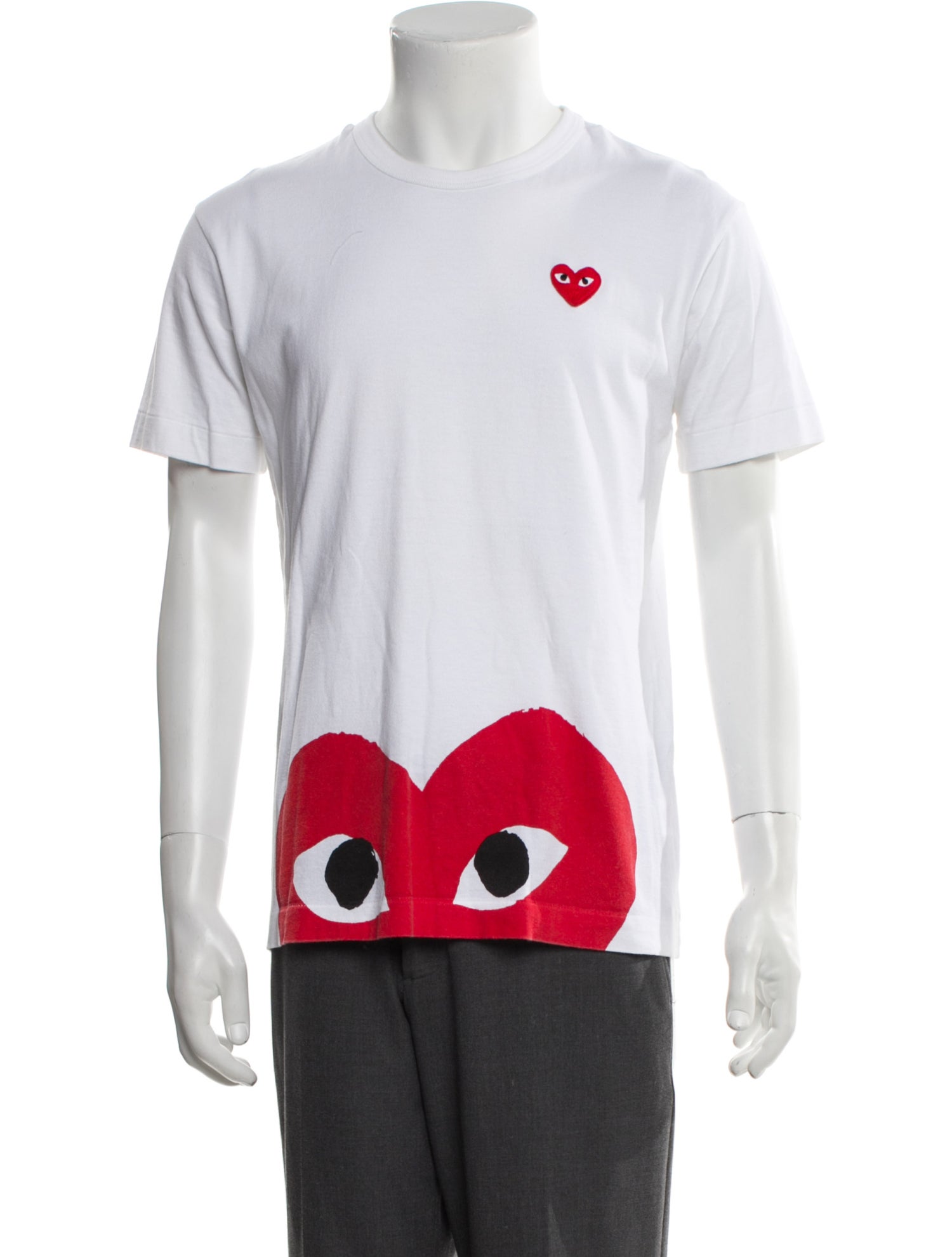 Comme des Garçons Play Graphic Print Crew Neck T-Shirt