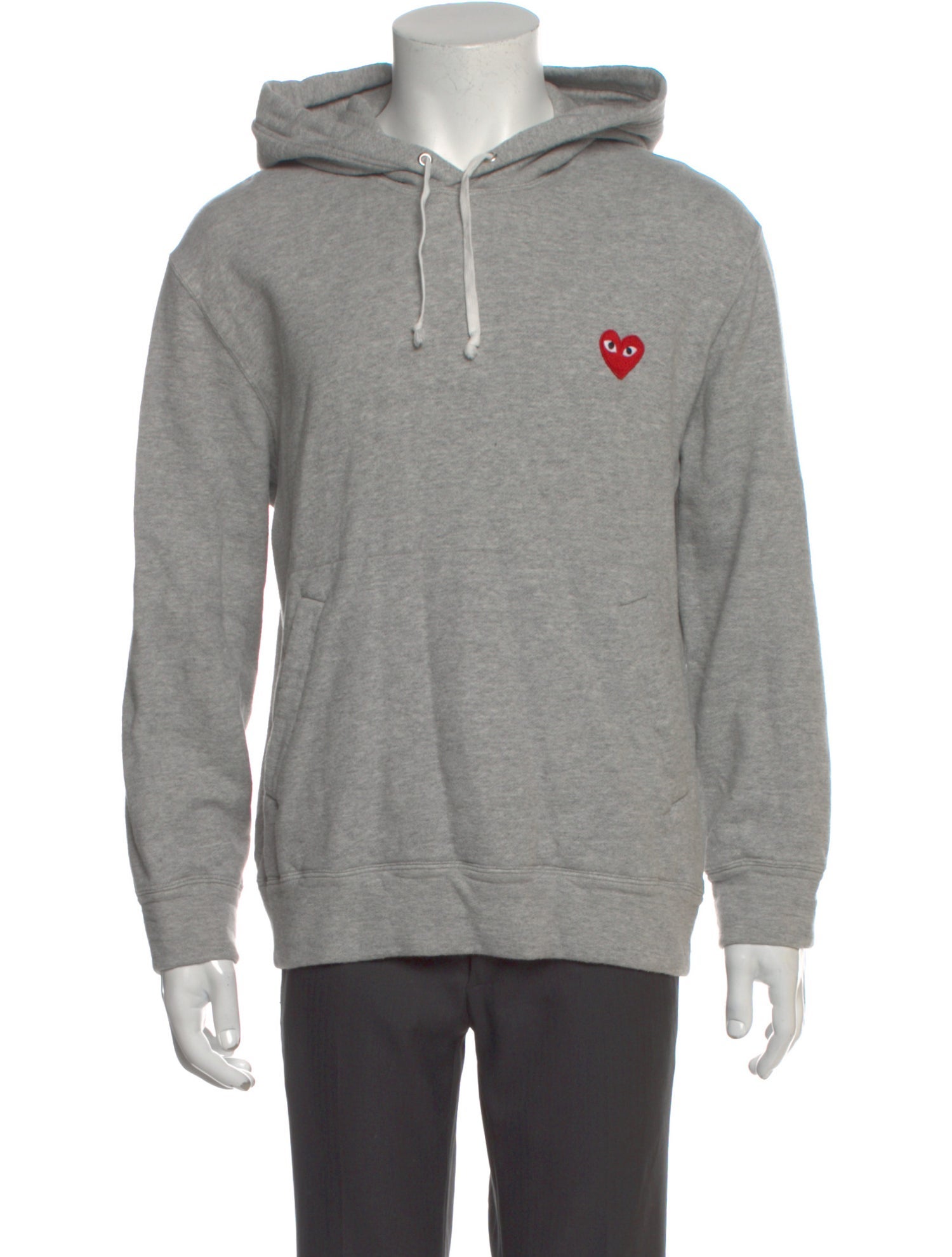 Comme des Garçons Play Graphic Print Crew Neck Hoodie