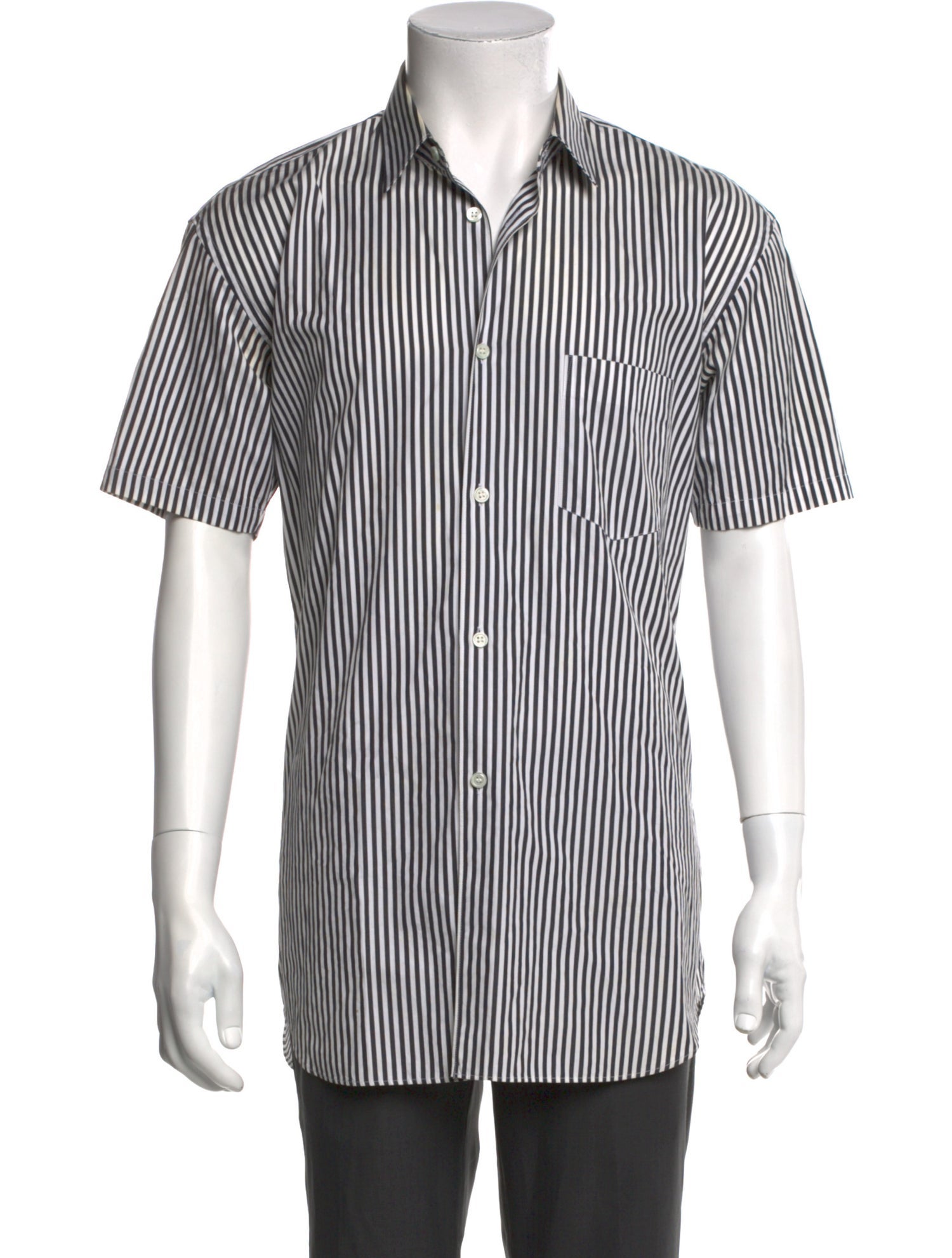 Comme des Garçons Play Striped Short Sleeve Shirt