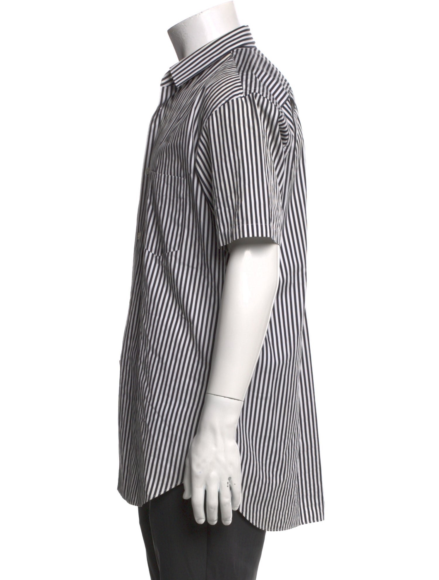 Comme des Garçons Play Striped Short Sleeve Shirt