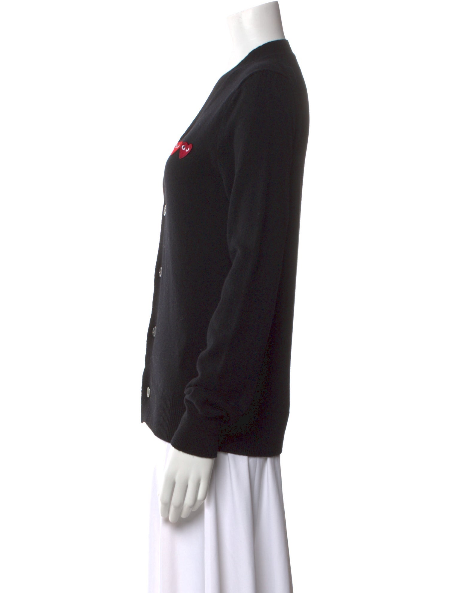 Comme des Garçons Play Wool V-Neck Sweater w/ Tags