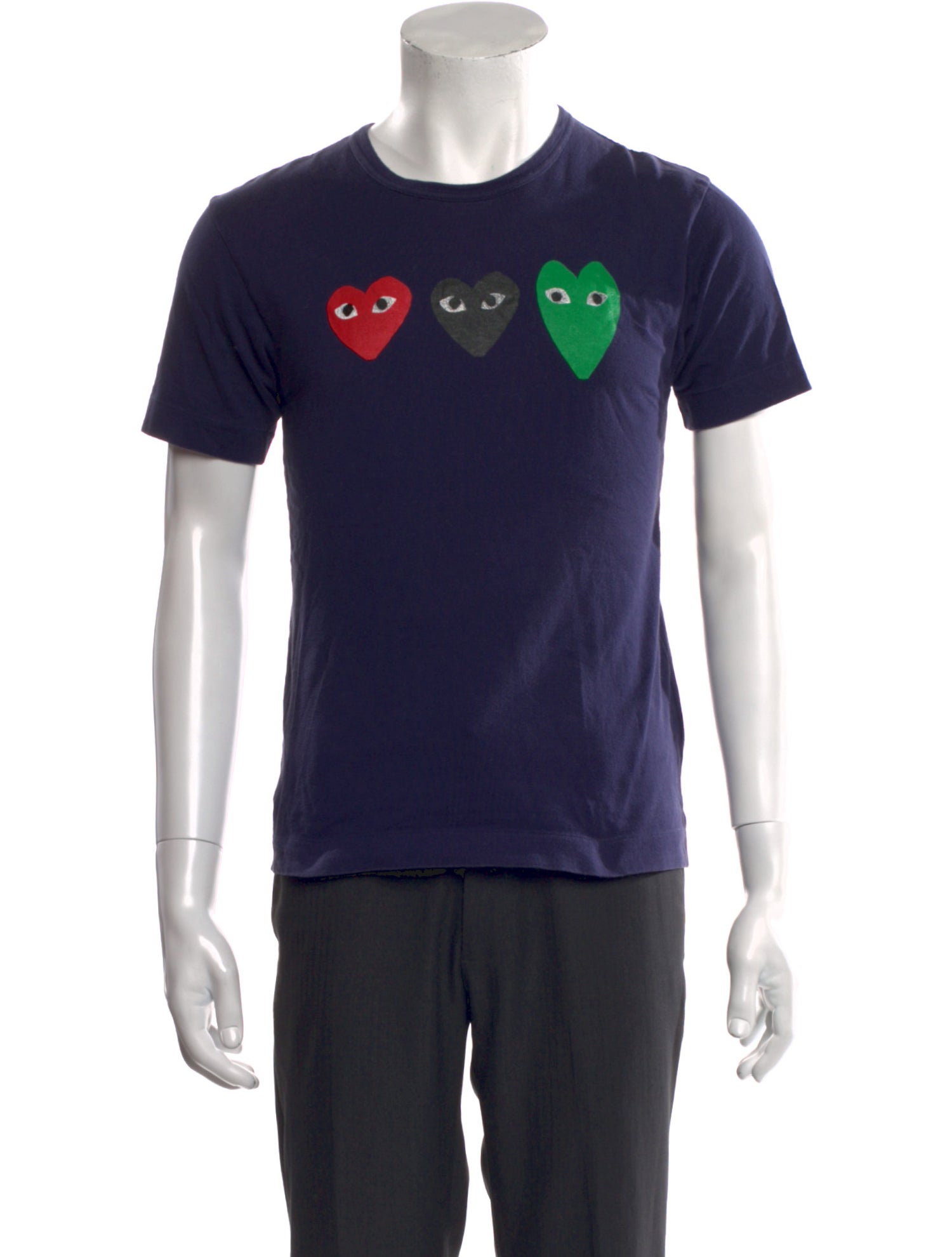 Comme des Garçons Play Graphic Print Crew Neck T-Shirt