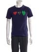 Comme des Garçons Play Graphic Print Crew Neck T-Shirt