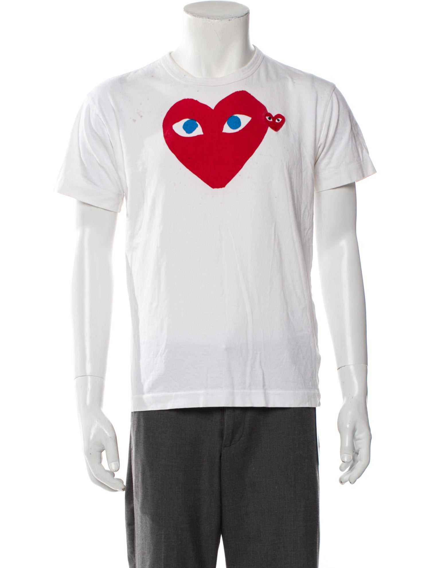 Comme des Garçons Play Graphic Print Crew Neck T-Shirt