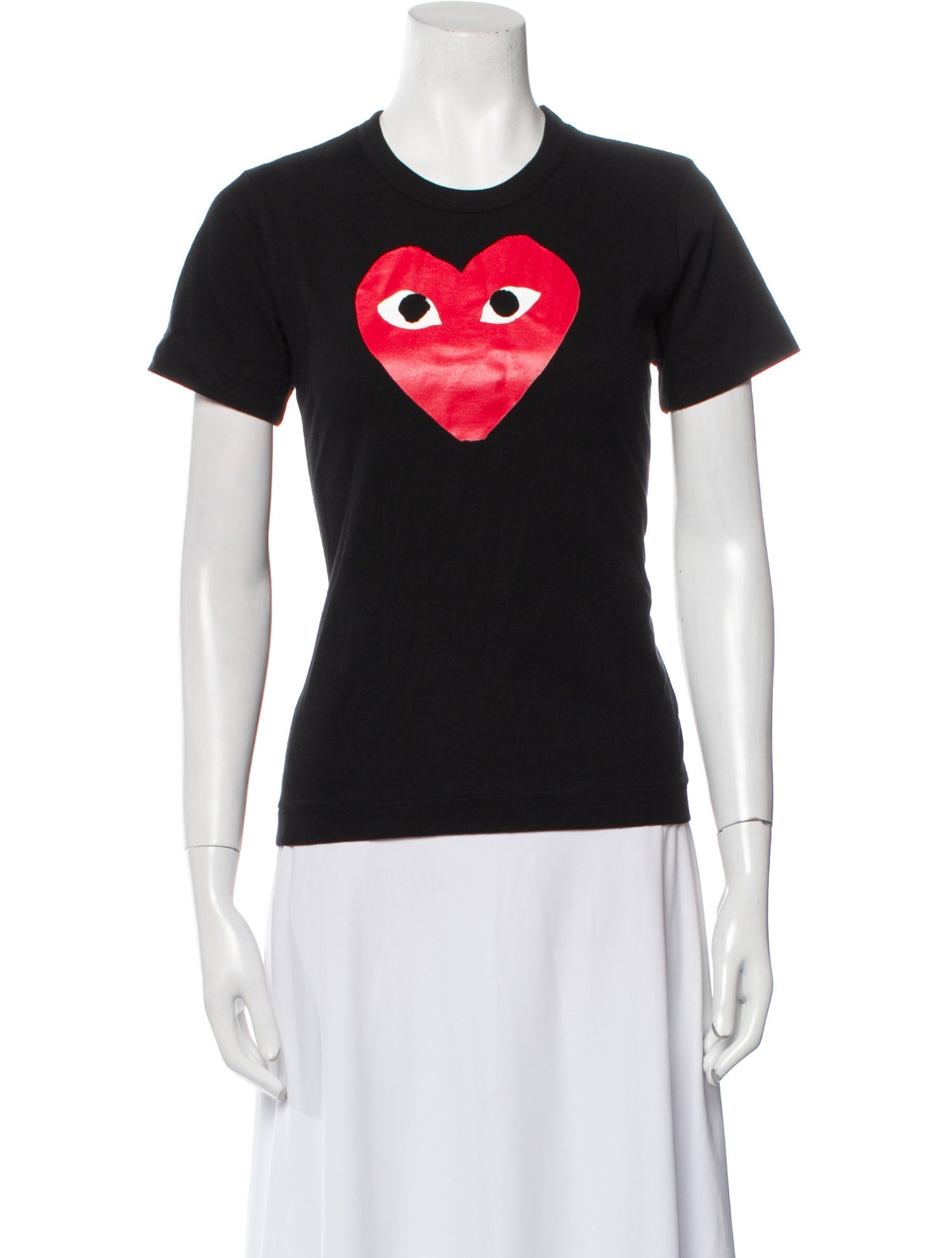 Comme des Garçons Play Graphic Print Crew Neck T-Shirt