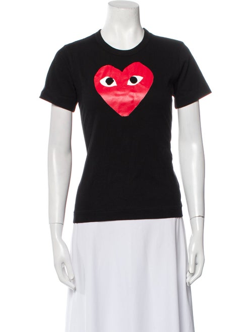 Comme des Garçons Play Graphic Print Crew Neck T-Shirt