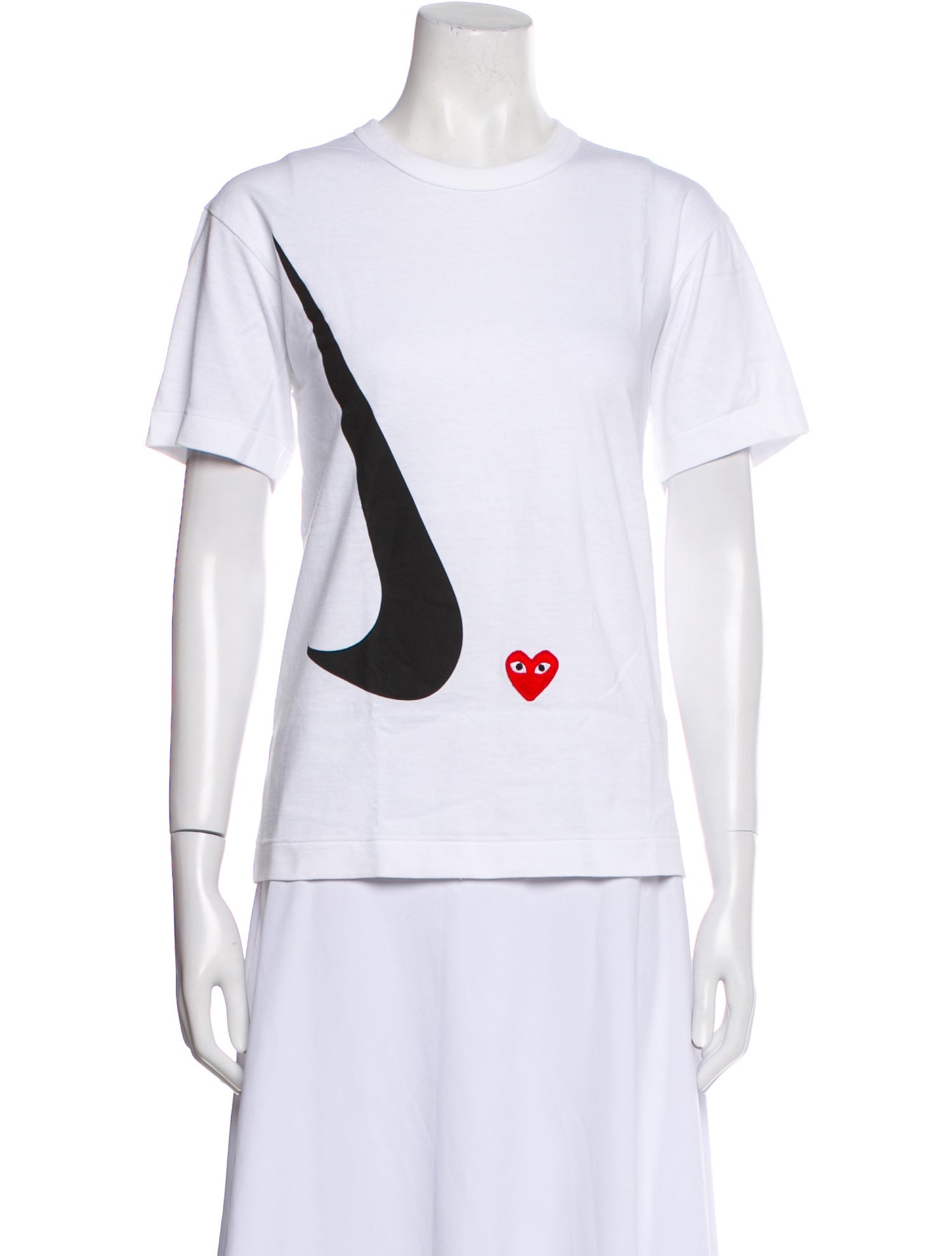 Comme des Garçons Play Graphic Print Crew Neck T-Shirt