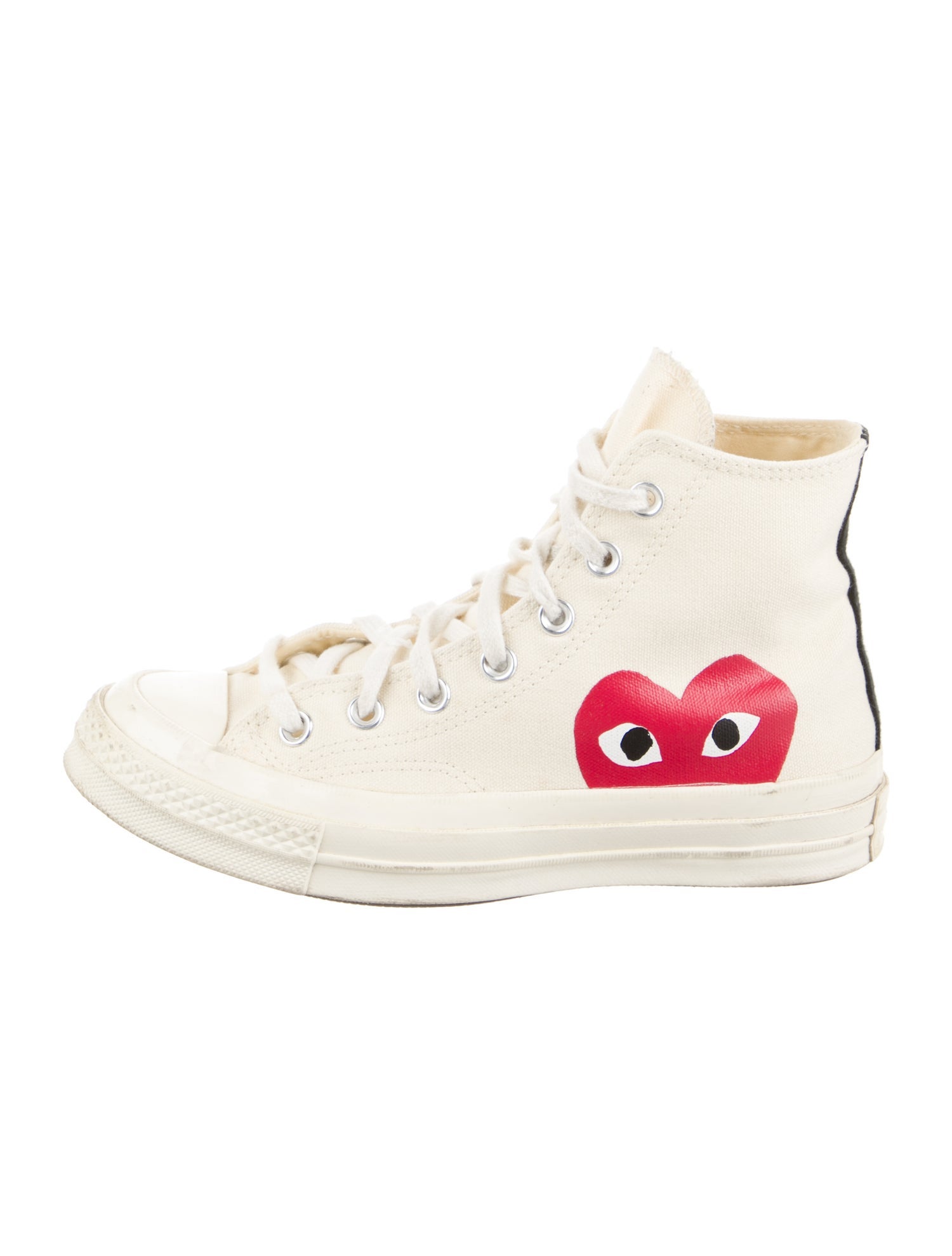Comme des Garçons Play Canvas Printed Sneakers