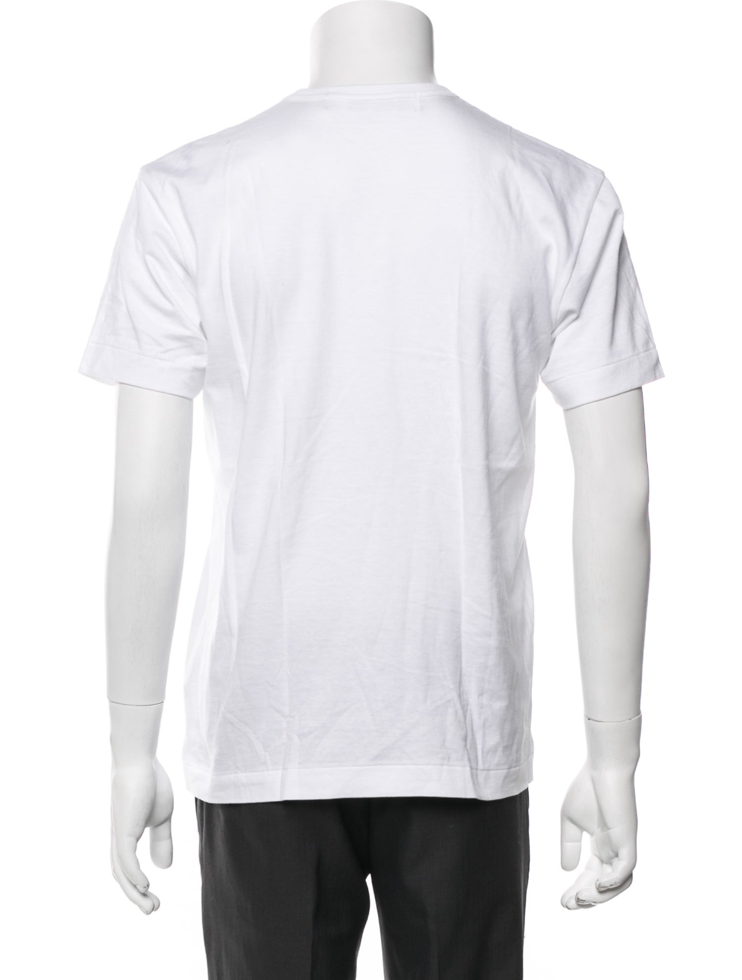 Comme des Garçons Play Polka Dot Print Crew Neck T-Shirt