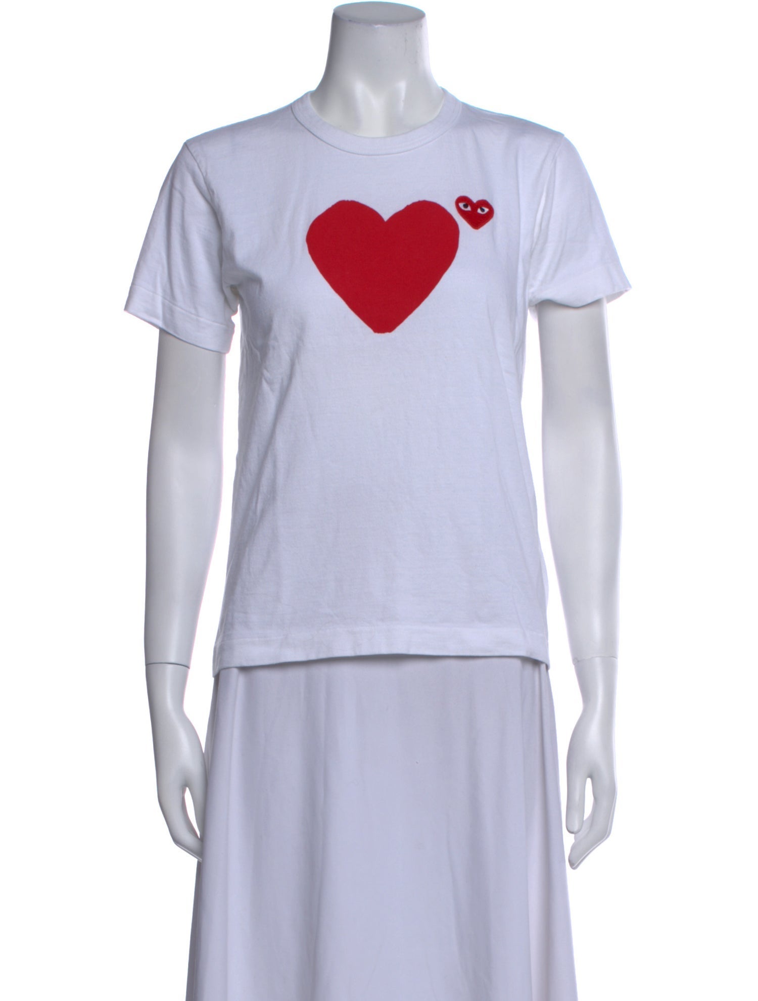 Comme des Garçons Play Graphic Print Crew Neck T-Shirt