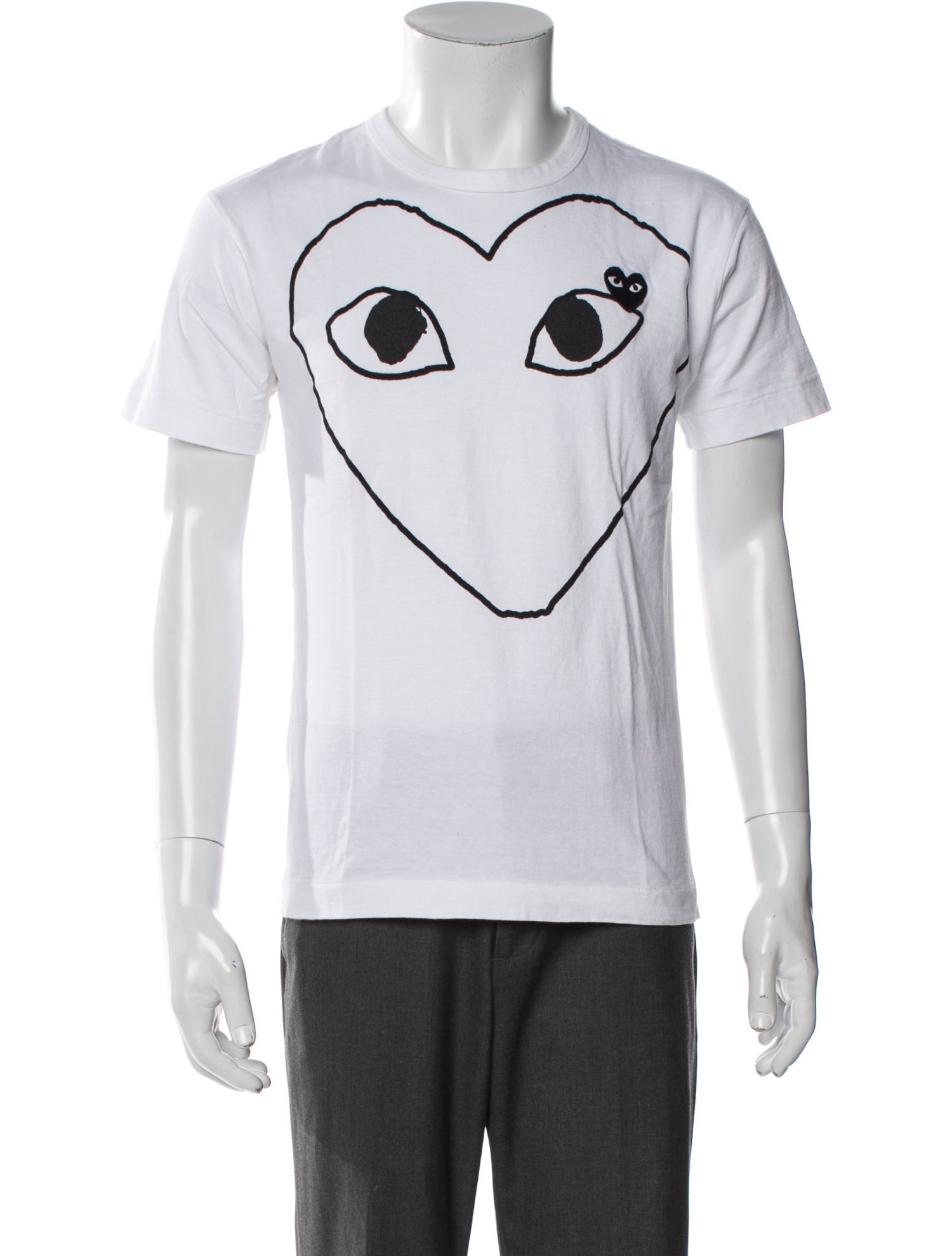 Comme des Garçons Play Graphic Print Crew Neck T-Shirt