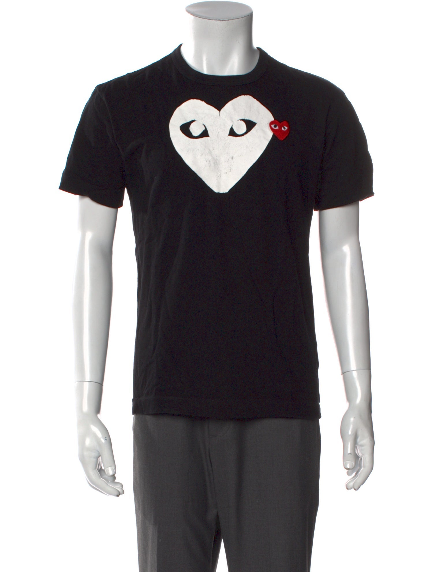 Comme des Garçons Play Graphic Print Crew Neck T-Shirt
