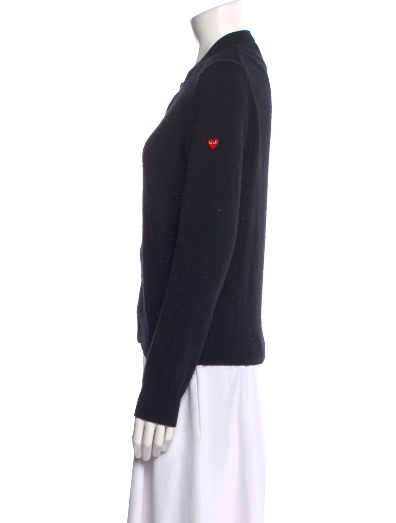 Comme des Garçons Play Wool Crew Neck Sweater